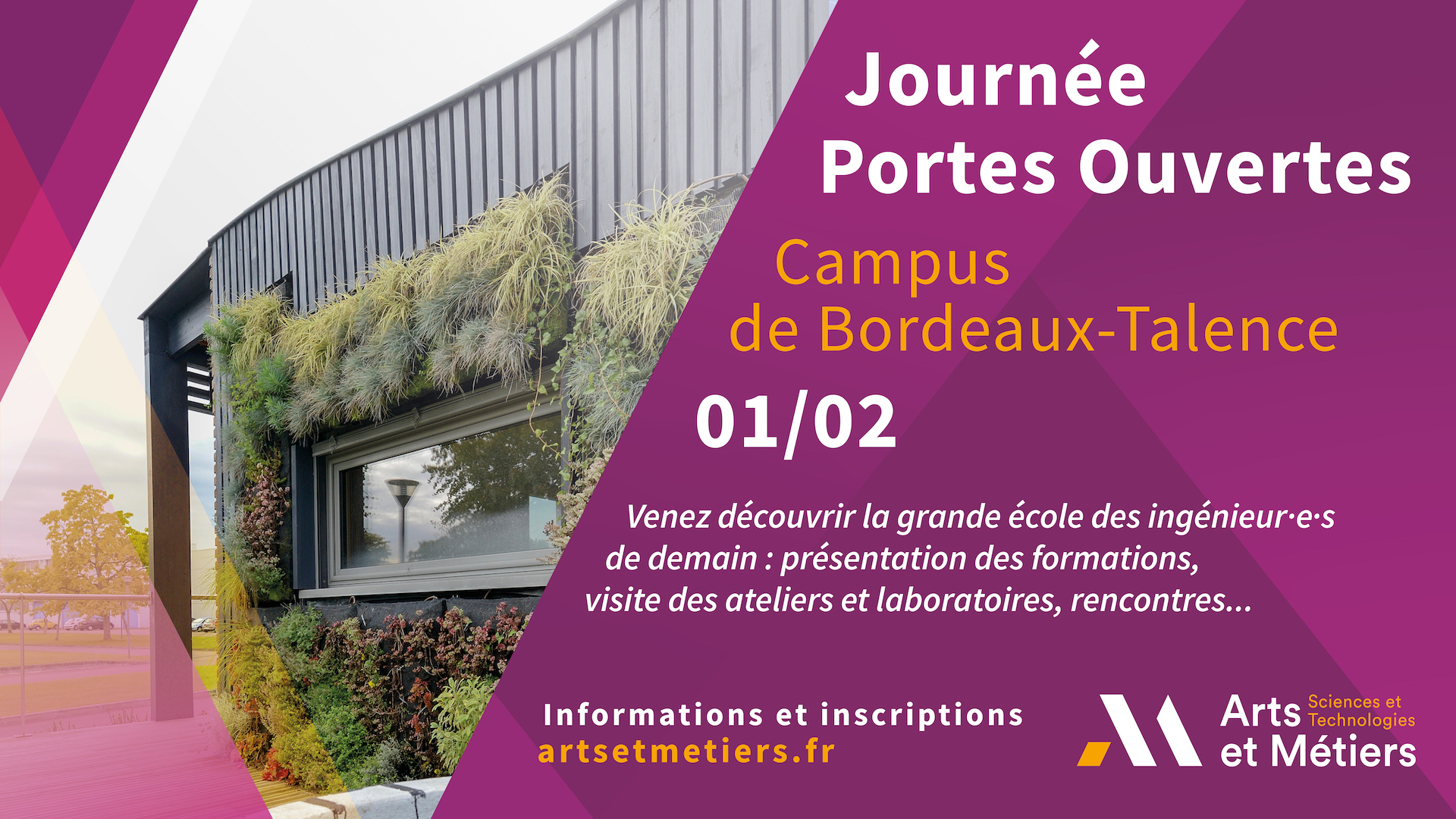 Journée Portes Ouvertes du campus de Bordeaux-Talence / Arts et métiers