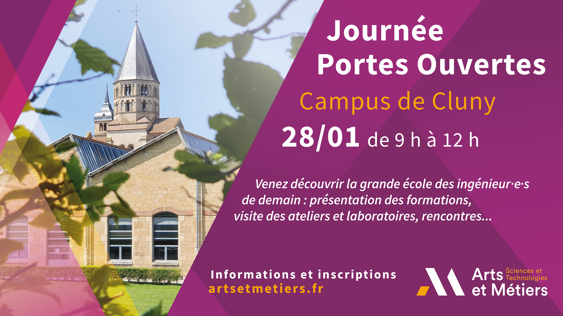 Journée Portes Ouvertes du campus de Cluny